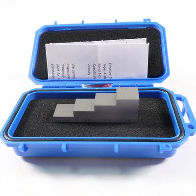 1018 Steel 4 Step Calibration Block with 0.25''-0.5''-0.75''-1.0'' Thickness for Ultrasonic Testing