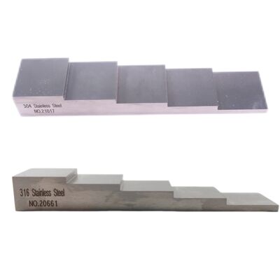 5 Step Calibration Block with 0.1-0.2-0.3-0.4-0.5  Inch Thickness for Ultrasonic Testing 