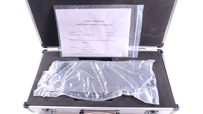 NDT IIW-Type 1 AWSD1.1/D1.1M-2015 Calibration Block 1018 Steel Test Block For Ultrasonic Flaw Detector INCH TYPE